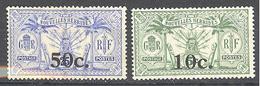 Nouvelles Hébrides: Yvert N° 73* + 76* - Unused Stamps