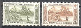 Nouvelles Hébrides: Yvert N° 190/191* - Unused Stamps