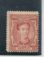 ESPAÑA 1876 - ED 182 * Nuevo Con Señal De Fijasellos - Valor Cat. 198 € - Nuevos