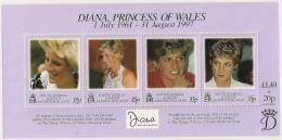 South Georgia 1998 - Hommage A Lady Diana - BF Neufs*** (MNH) - Georgias Del Sur (Islas)