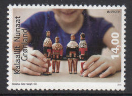 Greenland MNH 2015 14k Child Playing With Dolls - Old Toys - EUROPA - Neufs