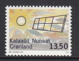 Greenland MNH 2015 13.50k Solar Panel - Renewable Energy In Greenland - Ungebraucht