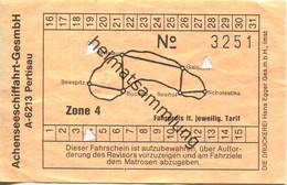 Österreich - Achenseeschiffahrt-GesmbH Pertisau - Fahrschein Zone 4 - Europe