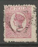 NOUVELLE-ZELANDE N° 37 OBL / FILIGRANE NZ - Used Stamps