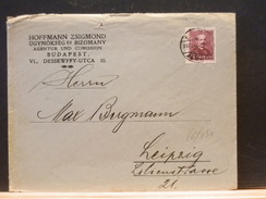 66/050  LETTRE  HONGRIE POUR LIEPZIG - Storia Postale