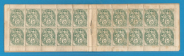 (N338) France - Carnet 111-C1 Type Blanc Carnet Complet De 40 Timbres -  - 4 Scan - Other & Unclassified