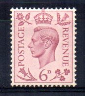 Great Britain - 1939 - 6d George VI Definitive - MH - Nuevos