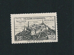 N° 28 Fezzan-Ghadames. Fort De Sebha. Timbre Libye (1946) Neuf - Neufs