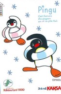 Télécarte Japon * BD Comics * Oiseau (30) MANCHOT * LAPIN * PINGU * PENGUIN BRID JAPAN CARTOON - Pingueinos