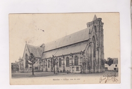 CPA DPT 59 SECLIN, EGLISE, VUE DE COTE En 1905! - Seclin