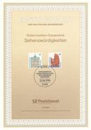 BRD / First Day Sheet (1990/20) 5300 Bonn 1: Tourist Attractions (Castle Rastatt; Island Helgoland) - Islands