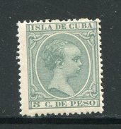 CUBA- Y&T N°82- Neuf Avec Charnière * - Cuba (1874-1898)