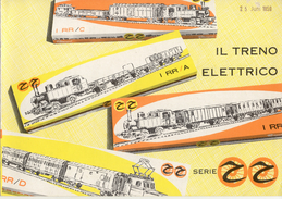 Catalogue RIVAROSSI 1959 Il Treno Elettrico - Serie RR - En Italien - Zonder Classificatie