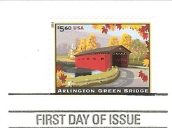 USA 2013 Arlington Green Bridge Used Stamp On Paper Scott# 4738 - Usados