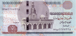 EGYPTE  5 Pounds  Emission De 2015   ***** QUALITE  AUNC- ***** - Egypte