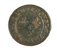 Double Tournois - Henri IIII - France - 1589 A - TB - Cuivre - 2,53 Gr. - 1589-1610 Heinrich IV.