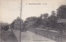 CARTE POSTALE    NOYELLES SUR MER 80  La Gare - Noyelles-sur-Mer