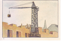 SWITZERLAND - NESTLE 'S PICTURE STAMP / CARD / LABEL - CRANES - Publicitaires