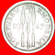 § 3 SPEARS: SOUTHERN RHODESIA ★ 3 PENCE 1947! LOW START★ NO RESERVE! - Rhodesia