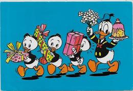 CPSM Walt Disney Mickey Circulé édition Donald Productions Donald Duck Stadhouderskade 85 Amsterdam écrite 1969 - Andere & Zonder Classificatie