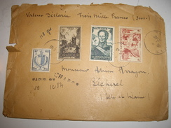 FRANCE  Lettre Cover 1945 Valeur Déclarée - Autres & Non Classés