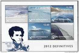 Ross Depency 2012 Bloc Feuillet Paysages Antarctiques Neuf ** - Ungebraucht