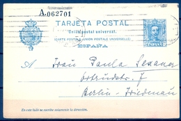 1932 , MADRID - BERLIN , ENTERO POSTAL E.P. 59 - 1850-1931