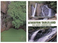 (719) Australia - QLD - Atherton Tablelands Waterfalls  (with Stamp At Back) - Atherton Tablelands