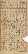 Deutschland - Hamburg - Hamburger Hochbahn Aktiengesellschaft - Fahrschein 20Pf. - Europe