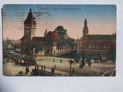 Germani Hamburg Neue Wandrahms Brucke   1922 A 122 - Altri & Non Classificati