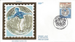 MONACO - ENVELOPPE 1er JOUR - FDC - N° 1742 - CHAMPIONNAT Du MONDE De PETANQUE 1990 - FDC