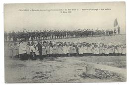 CPA - PEN BRON, BENEDICTION CANOT AUTOMOBILE, ARRIVEE CLERGE ET ENFANTS, 18 MARS 1913 - La Turballe 44 - Animée - La Turballe