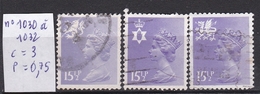 N° 1030 à 1032 - Used Stamps