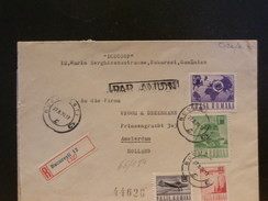 66/184  LETTRE ROUMANIE POUR LA HOLLANDE 1970 - Lettres & Documents