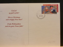 66/193    CP  NORGE 1998  MERRY CHRISTMAS - Postal Stationery