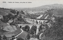 MONNETIER-MORNEX → Viaduc De Viaison Avec Train , Vue Prise Du Salève, Ca.1910 - Saint-Julien-en-Genevois