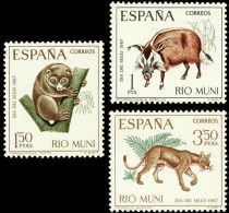 Rio Muni 80/82 ** Fauna. 1967 - Rio Muni