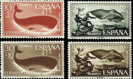 Fernando Poo 192/95 ** Fauna. Ballenas Caza. 1960 - Fernando Poo