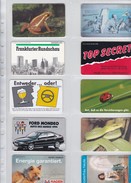 Germany, 10 Different Cards Number 8, Snake, Dog, Frog, Zoo, Ladybug, Holographic, 2 Scans. - [6] Colecciones