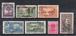 GRAND LIBAN N°116 - 118 - 139 - 143 - 144 - 151 - 158 Oblitérés - Used Stamps