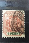 RARE 1 PENNY POST ZEGEL ARFICA GREAT BRITAIN COLONY 1894  STAMP TIMBRE - Unclassified
