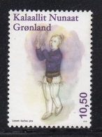 Greenland MNH 2016 10.50k Woman In Purple Playing Drum - Neufs