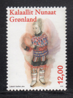 Greenland MNH 2016 12k Woman In Patterned Sweater Playing Instrument - Neufs