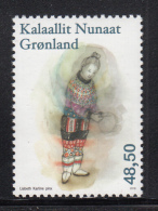 Greenland MNH 2016 48.50k Woman In Patterned Sweater Playing Instrument - Ongebruikt