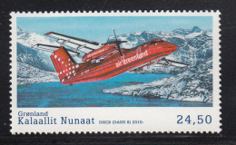 Greenland MNH 2016 24.50k DHC8 (Dash 8) - Civil Aviation - Neufs