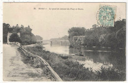 95 - MERIEL - Le Quai En Amont Du Pont Et Stors - 1905 - Meriel