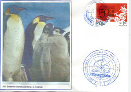 Expedition Scientifique Du Perou En Antarctique, Sur Lettre Adressée - Antarctische Expedities