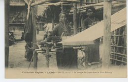 ASIE - LAOS - Le Tissage Des Jupes Dans Le Haut Mékong - Laos