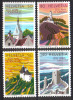 1987 Zu 753-756 / Mi 1354yb-1357yb / YT 1280-1283 2000 Ans Tourisme Série Complète ** / MNH - Unused Stamps