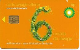 @+ Carte De Lavage BP - 6 UNITES - Rare Puce 3 - 6 Unites Orange - Autowäsche